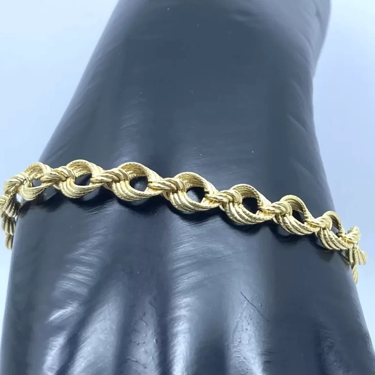 Bracciale Anelli Intrecciati Donna