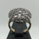 Anello Toppa Oro Giallo 18kt e diamanti grezzi