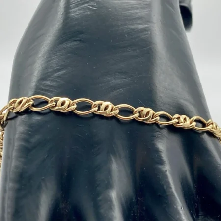 Bracciale Uomo  Oro Giallo 18Kt Maglia Grumetta