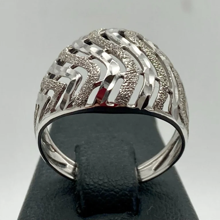 Anello Donna Traforato Oro Bianco 18kt 750