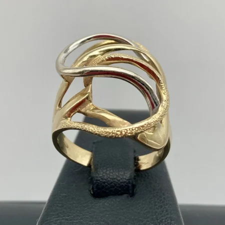 Anello Design 2 Colori 18kt 750