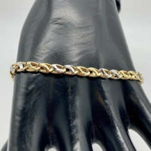 Bracciale Uomo Cerini Bicolore18kt 750