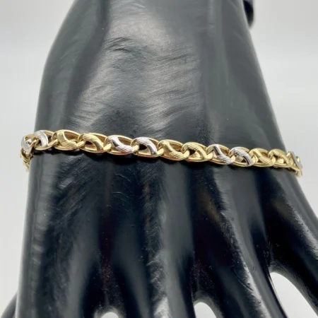 Bracciale Uomo Cerini Bicolore18kt 750