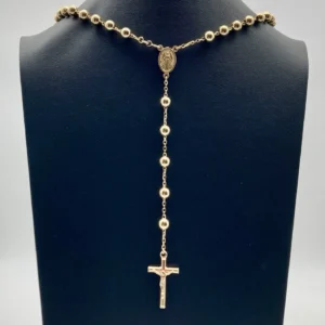 Collana Rosario Oro Giallo Unisex18 kt 750