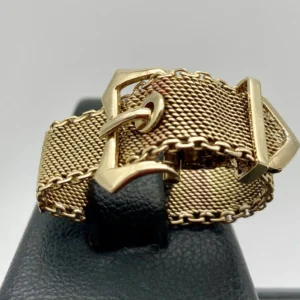 ANELLO CINTURINO ORO GIALLO 18kt 750