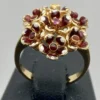 Anello Donna Bouquet di Fiori Smaltati in oro 18KT 750