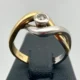 Anello Donna Intreccio Diamante in oro 18Kt 750