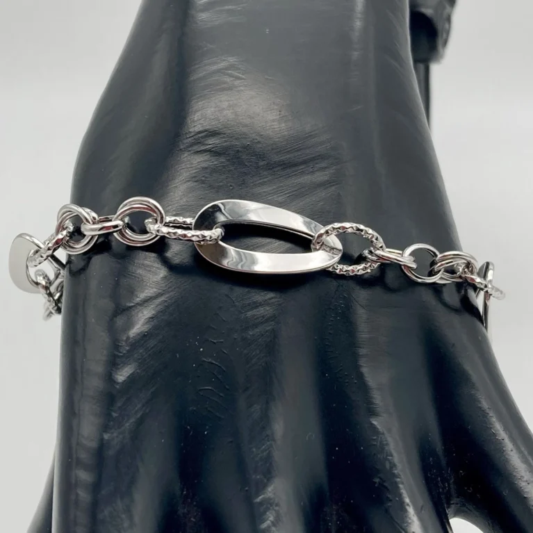 Bracciale Anelli in oro Bianco 18kt 750