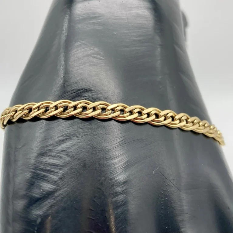 Bracciale INTRECCIO Uomo in Oro Giallo 18kt 750