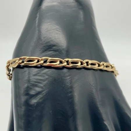 Bracciale Uomo Maglia Grumetta  in Oro Giallo 18kt 750