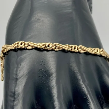 Bracciale Infinito Uomo in Oro Giallo 18kt 750