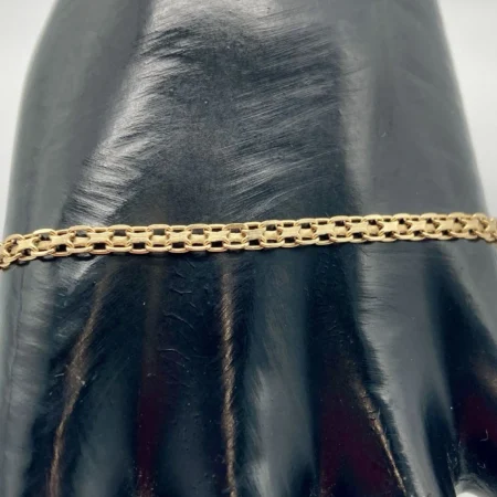 Bracciale Uomo maglia Bismark in oro Giallo 18kt 750