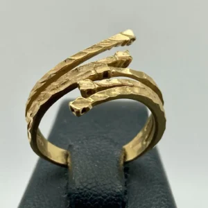 Anello Donna Contrarie' in oro Giallo 18Kt 750