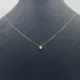 Collana Punto Luce con Diamante in Oro Giallo 18kt o 750