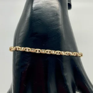 Bracciale Uomo Maglia Piolino in oro Giallo 18kt 750