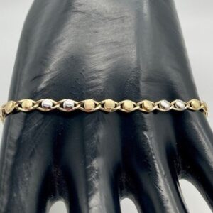 Bracciale Uomo Cerini in oro giallo e bianco 18kt 750
